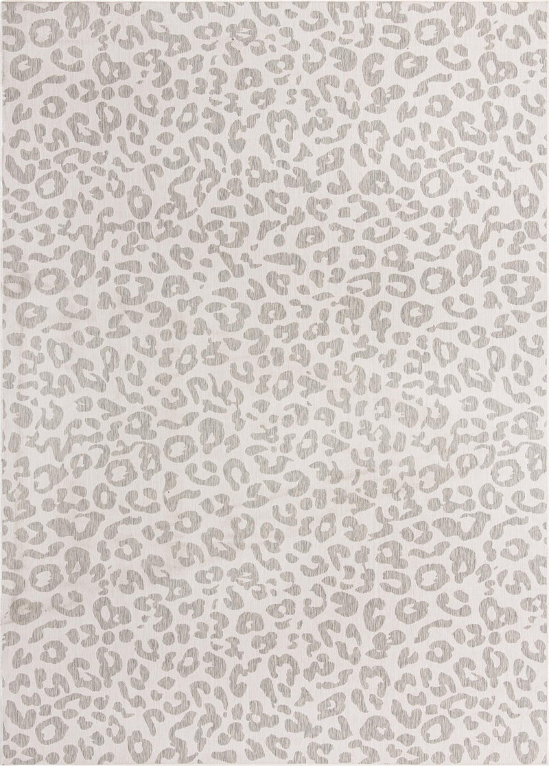 Jungle Expedition Collection Area Rug -  Amazon (Ivory Gray) Rectangle Ivory Gray  lifestyle 2