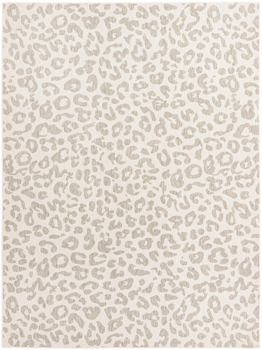 Jungle Expedition Collection Area Rug -  Amazon (Ivory Gray) Rectangle Ivory Gray Main
