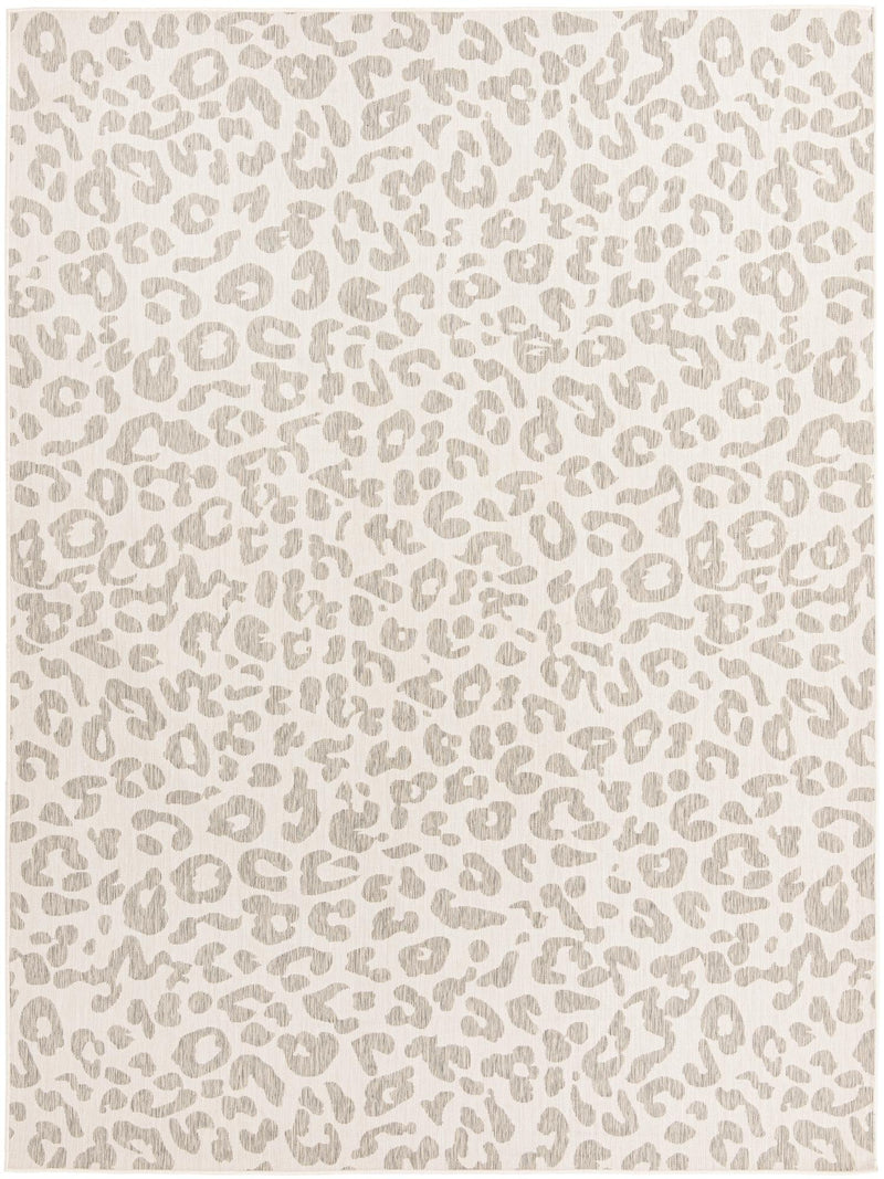 Jungle Expedition Collection Area Rug -  Amazon (Ivory Gray) Rectangle Ivory Gray Main