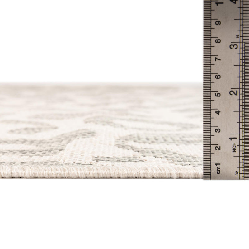 Jungle Expedition Collection Area Rug -  Amazon (Ivory Gray) Square Ivory Gray  lifestyle 3