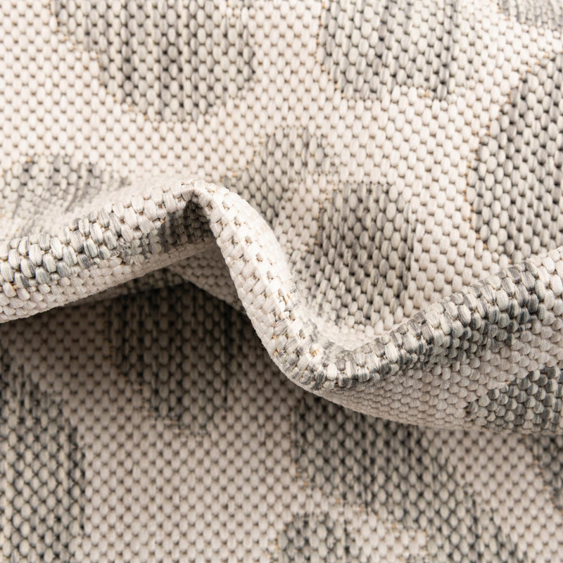 Jungle Expedition Collection Area Rug -  Amazon (Ivory Gray) Square Ivory Gray  lifestyle 6