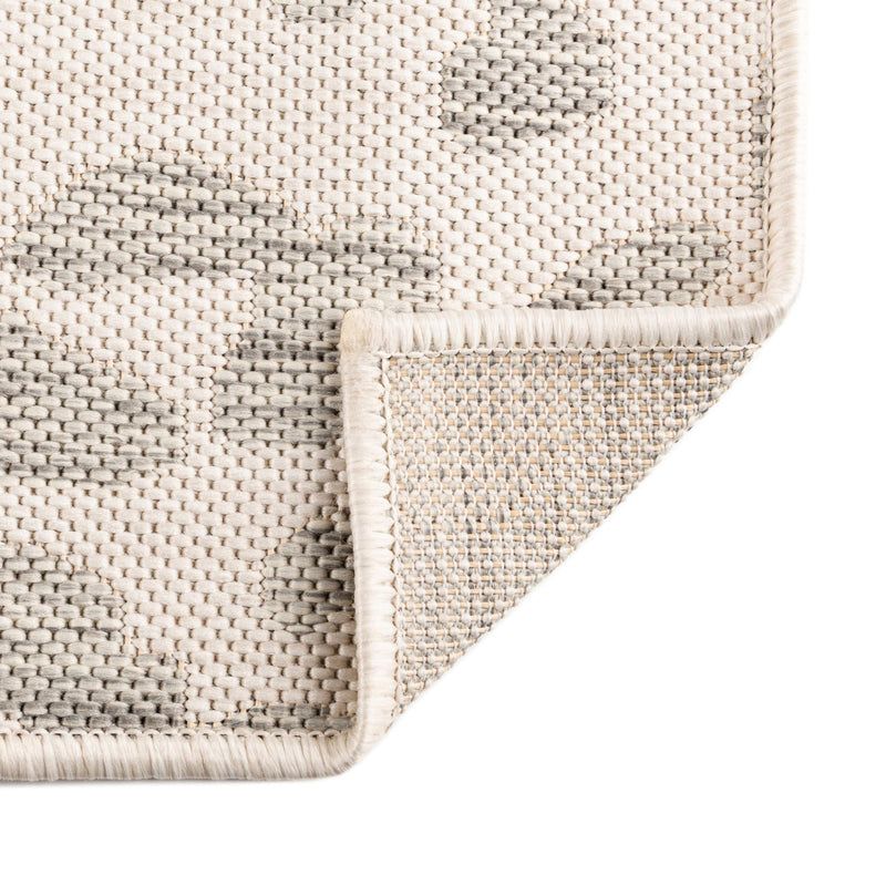 Jungle Expedition Collection Area Rug -  Amazon (Ivory Gray) Square Ivory Gray  lifestyle 7
