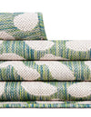 Savannah Escape Collection Area Rug -  Amazon (Green Blue) Rectangle Green Blue  lifestyle 40