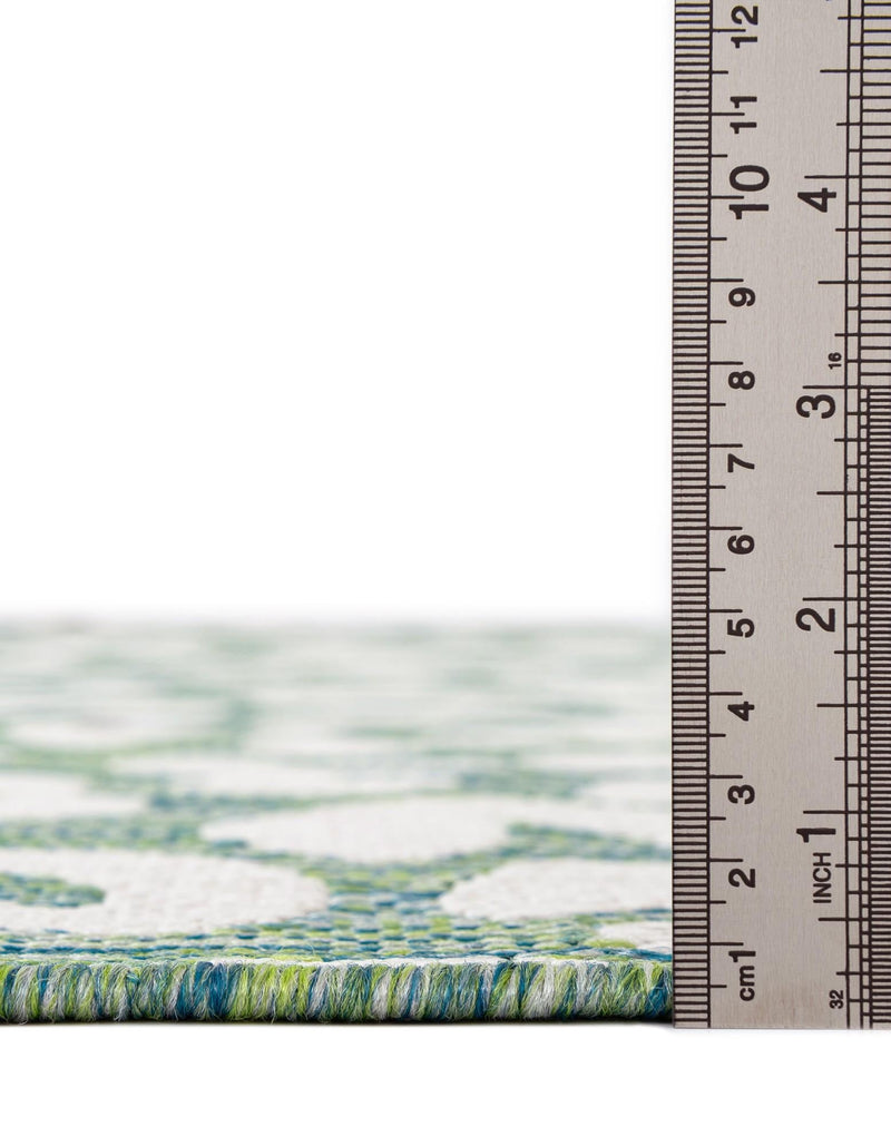 Savannah Escape Collection Area Rug -  Amazon (Green Blue) Rectangle Green Blue  lifestyle 41