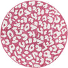 Jungle Expedition Collection Area Rug -  Amazon (Magenta) Round Magenta Main
