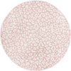 Savannah Escape Collection Area Rug -  Amazon (Pink Ivory) Round Pink Ivory  lifestyle 23