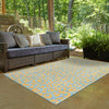 Jungle Expedition Collection Area Rug -  Amazon (Blue Yellow) Rectangle Blue Yellow  lifestyle 14