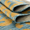 Jungle Expedition Collection Area Rug -  Amazon (Blue Yellow) Square Blue Yellow  lifestyle 11