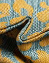 Jungle Expedition Collection Area Rug -  Amazon (Blue Yellow) Round Blue Yellow  lifestyle 8