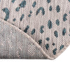 Jungle Expedition Collection Area Rug - Serengeti Round Teal  lifestyle 67