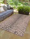 Jungle Expedition Collection Area Rug - Serengeti Rectangle Natural  lifestyle 0
