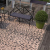 Jungle Expedition Collection Area Rug - Serengeti Square Natural  lifestyle 19