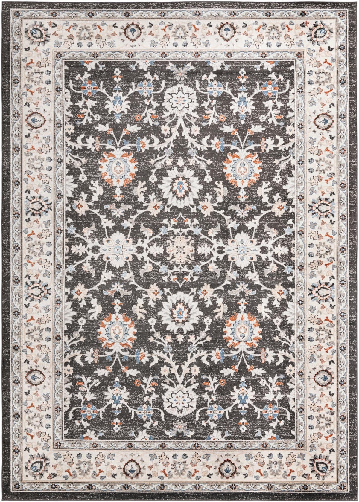 Savannah Elegance Collection Area Rug - Augusta (Fume Gray) Rectangle Fume Gray Main