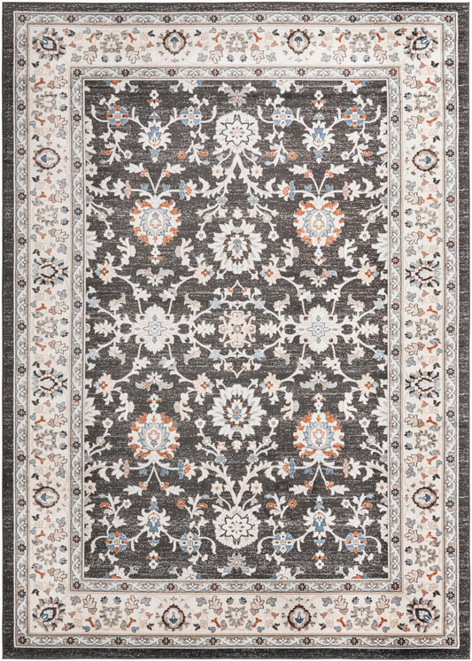 Savannah Elegance Collection Area Rug - Augusta (Fume Gray) Rectangle Fume Gray Main