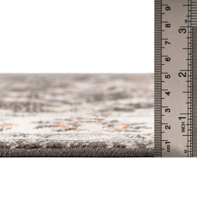 Savannah Elegance Collection Area Rug - Augusta (Fume Gray) Rectangle Fume Gray  lifestyle 4