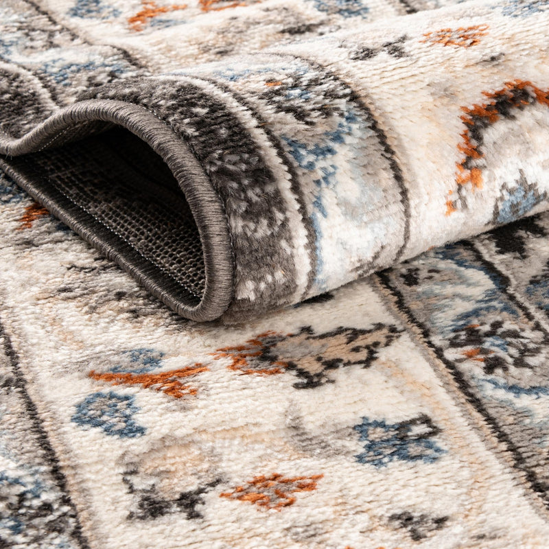 Savannah Elegance Collection Area Rug - Augusta (Fume Gray) Rectangle Fume Gray  lifestyle 5