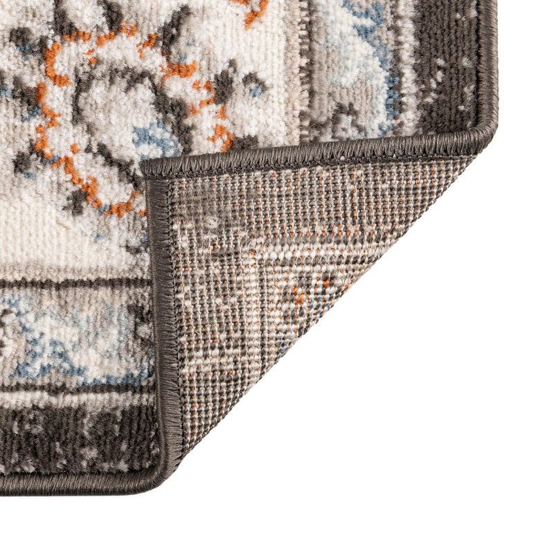 Savannah Elegance Collection Area Rug - Augusta (Fume Gray) Rectangle Fume Gray  lifestyle 8