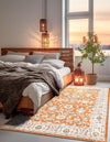 Savannah Elegance Collection Area Rug - Augusta (Rust Red) Rectangle Rust Red  lifestyle 8