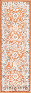 Savannah Elegance Collection Area Rug - Augusta (Rust Red) Runner Rust Red  lifestyle 16
