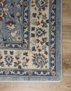 Savannah Elegance Collection Area Rug - Augusta (Aqua Blue) Octagon Aqua Blue  lifestyle 36