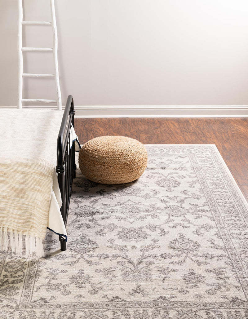 Savannah Elegance Collection Area Rug - Augusta (Ivory) Rectangle Ivory  lifestyle 12