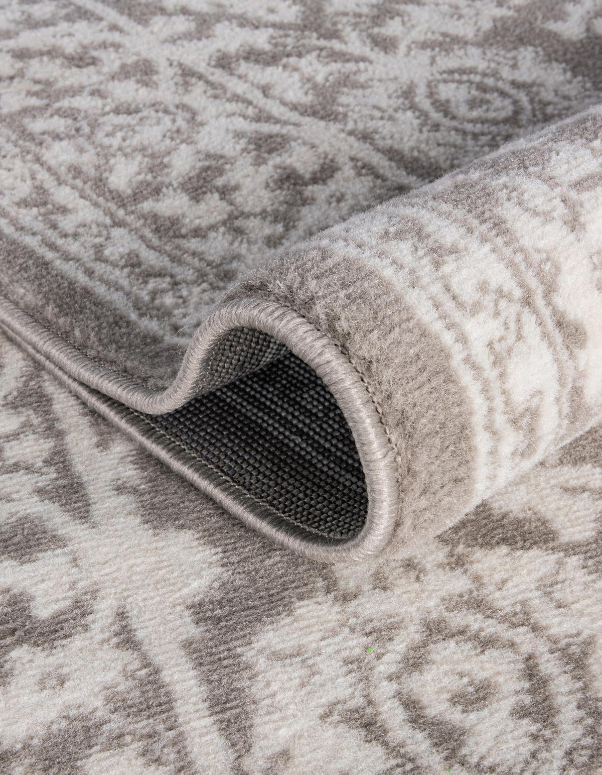 Savannah Elegance Collection Area Rug - Augusta (Light Gray) Rectangle Light Gray  lifestyle 7