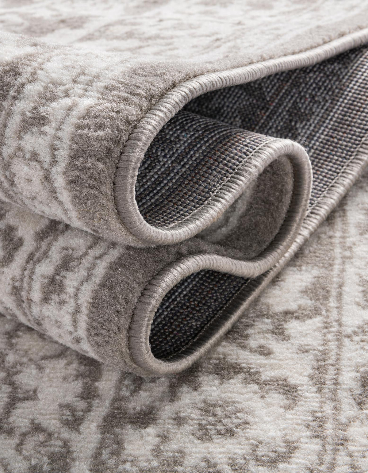 Savannah Elegance Collection Area Rug - Augusta (Light Gray) Rectangle Light Gray  lifestyle 18