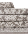 Savannah Elegance Collection Area Rug - Augusta (Light Gray) Rectangle Light Gray  lifestyle 19