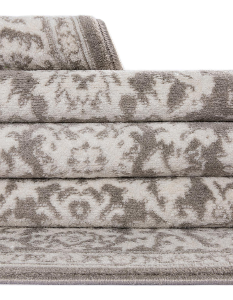 Savannah Elegance Collection Area Rug - Augusta (Light Gray) Rectangle Light Gray  lifestyle 19