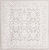 Savannah Elegance Collection Area Rug - Augusta (Light Gray) Square Light Gray  lifestyle 21