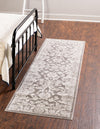 Savannah Elegance Collection Area Rug - Augusta (Light Gray) Runner Light Gray  lifestyle 29