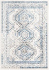 Savannah Elegance Collection Area Rug -  Tybee (Ivory Aqua) Rectangle Ivory Aqua Main