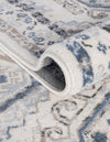 Savannah Elegance Collection Area Rug -  Tybee (Ivory Aqua) Rectangle Ivory Aqua  lifestyle 5
