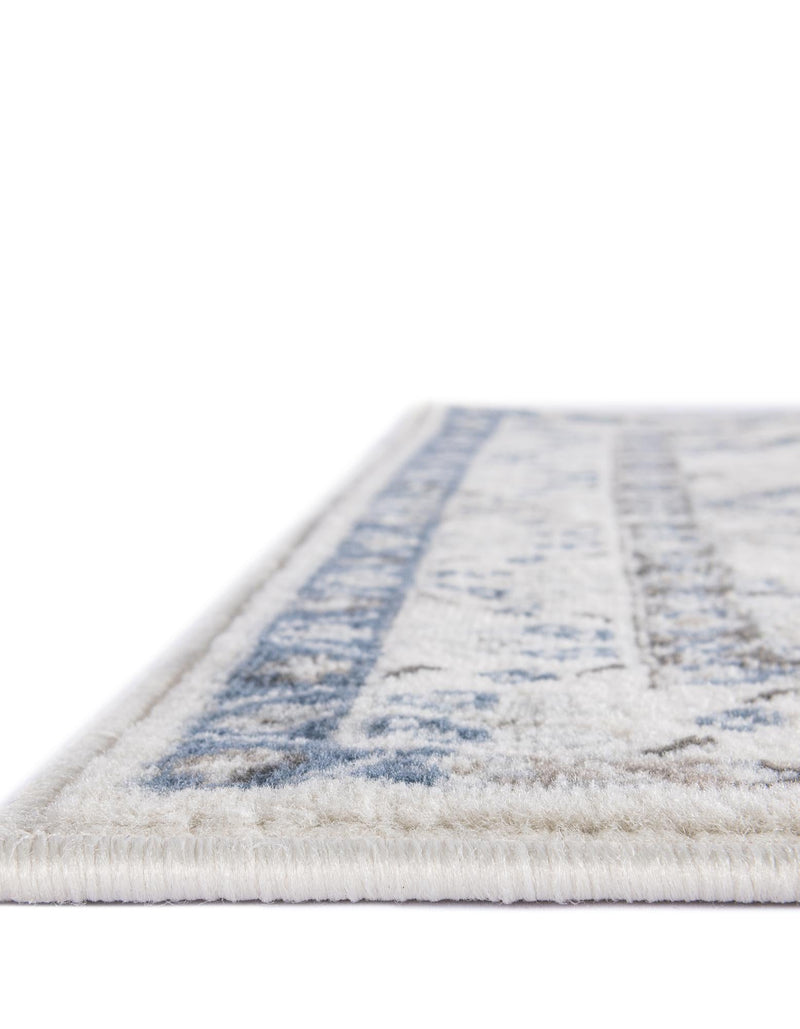 Savannah Elegance Collection Area Rug -  Tybee (Ivory Aqua) Rectangle Ivory Aqua  lifestyle 6