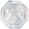 Savannah Elegance Collection Area Rug -  Tybee (Ivory Aqua) Octagon Ivory Aqua  lifestyle 17