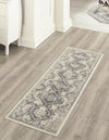 Savannah Elegance Collection Area Rug -  Tybee (Ivory Aqua) Runner Ivory Aqua  lifestyle 23