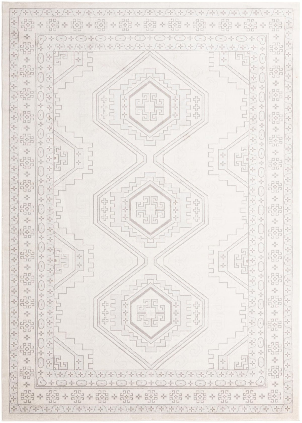 Savannah Elegance Collection Area Rug -  Tybee (Ivory) Rectangle Ivory Main