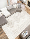 Savannah Elegance Collection Area Rug -  Tybee (Ivory) Rectangle Ivory  lifestyle 7