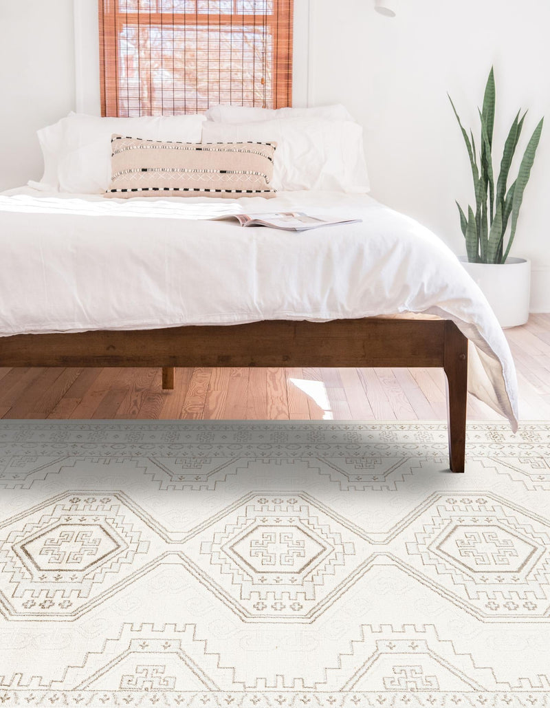Savannah Elegance Collection Area Rug -  Tybee (Ivory) Rectangle Ivory  lifestyle 11