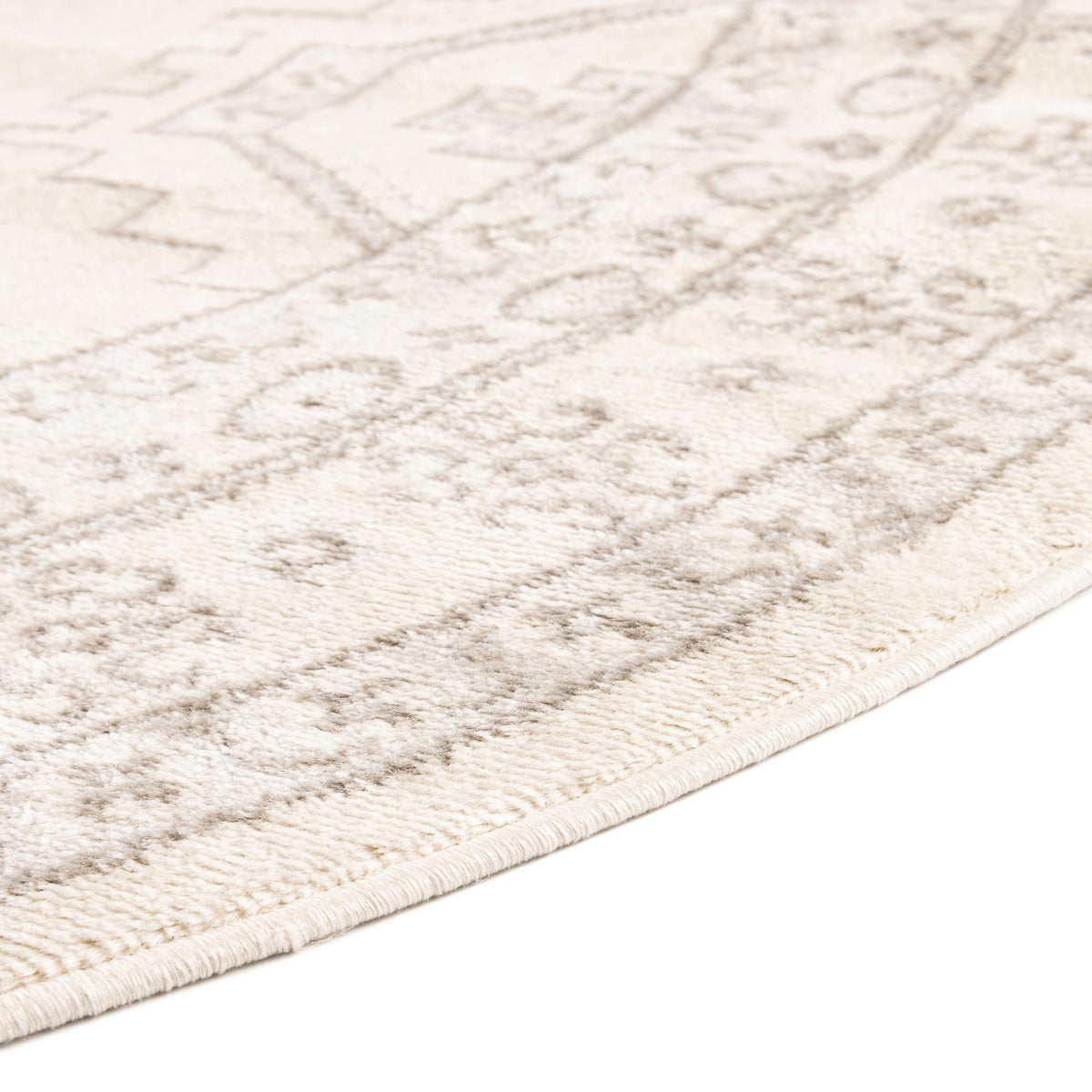 Savannah Elegance Collection Area Rug -  Tybee (Ivory) Oval Ivory  lifestyle 37
