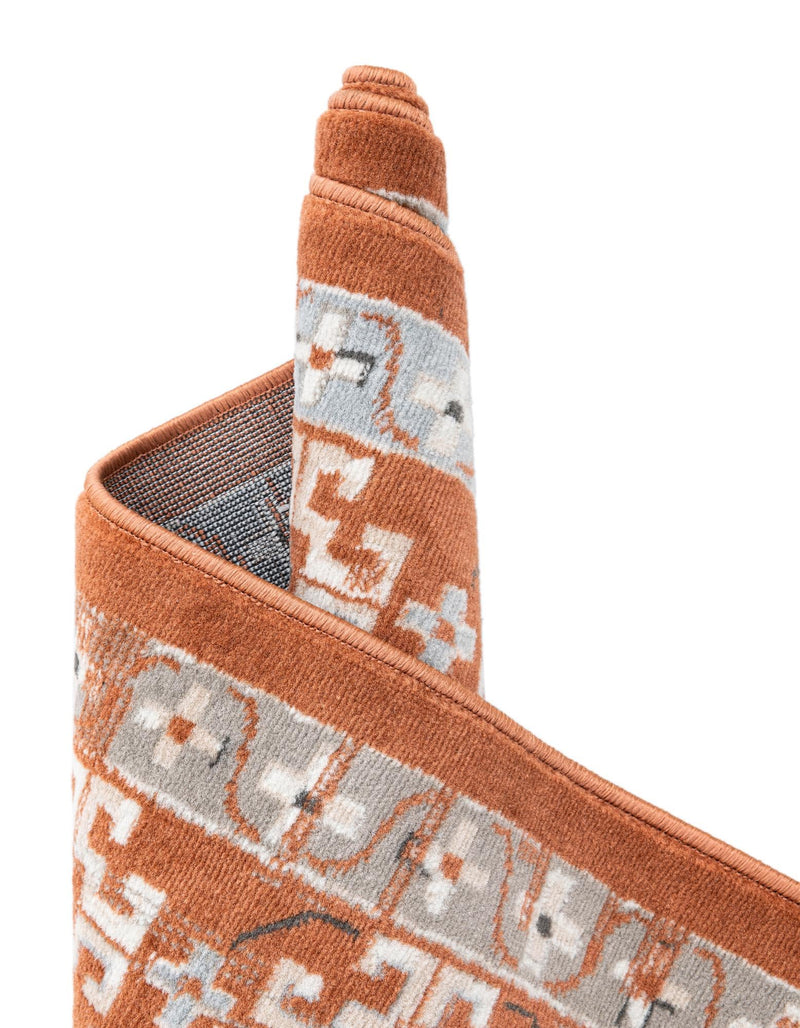 Savannah Elegance Collection Area Rug -  Tybee (Terracotta) Rectangle Terracotta  lifestyle 11