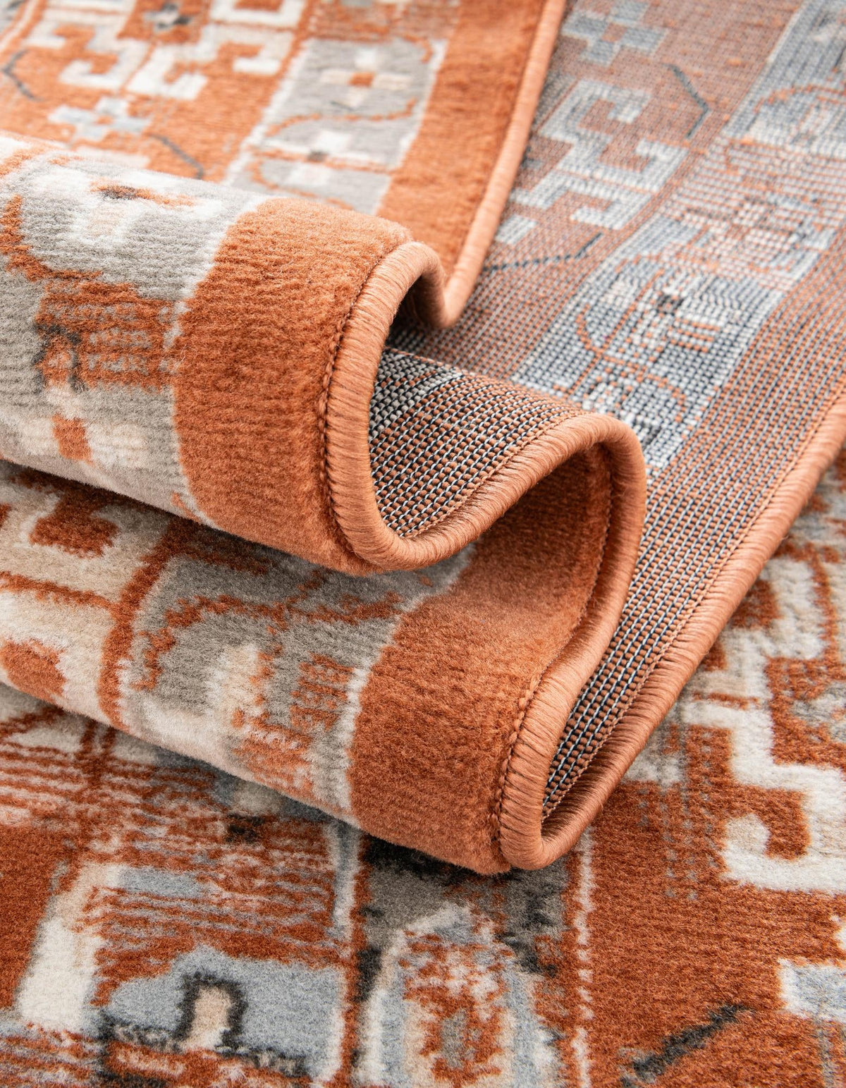 Savannah Elegance Collection Area Rug -  Tybee (Terracotta) Rectangle Terracotta  lifestyle 13