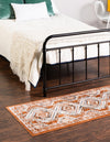 Savannah Elegance Collection Area Rug -  Tybee (Terracotta) Runner Terracotta  lifestyle 24