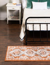 Savannah Elegance Collection Area Rug -  Tybee (Terracotta) Runner Terracotta  lifestyle 28