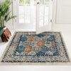 Seville Stripes Collection Area Rug -  Almeria Square Multi  lifestyle 64