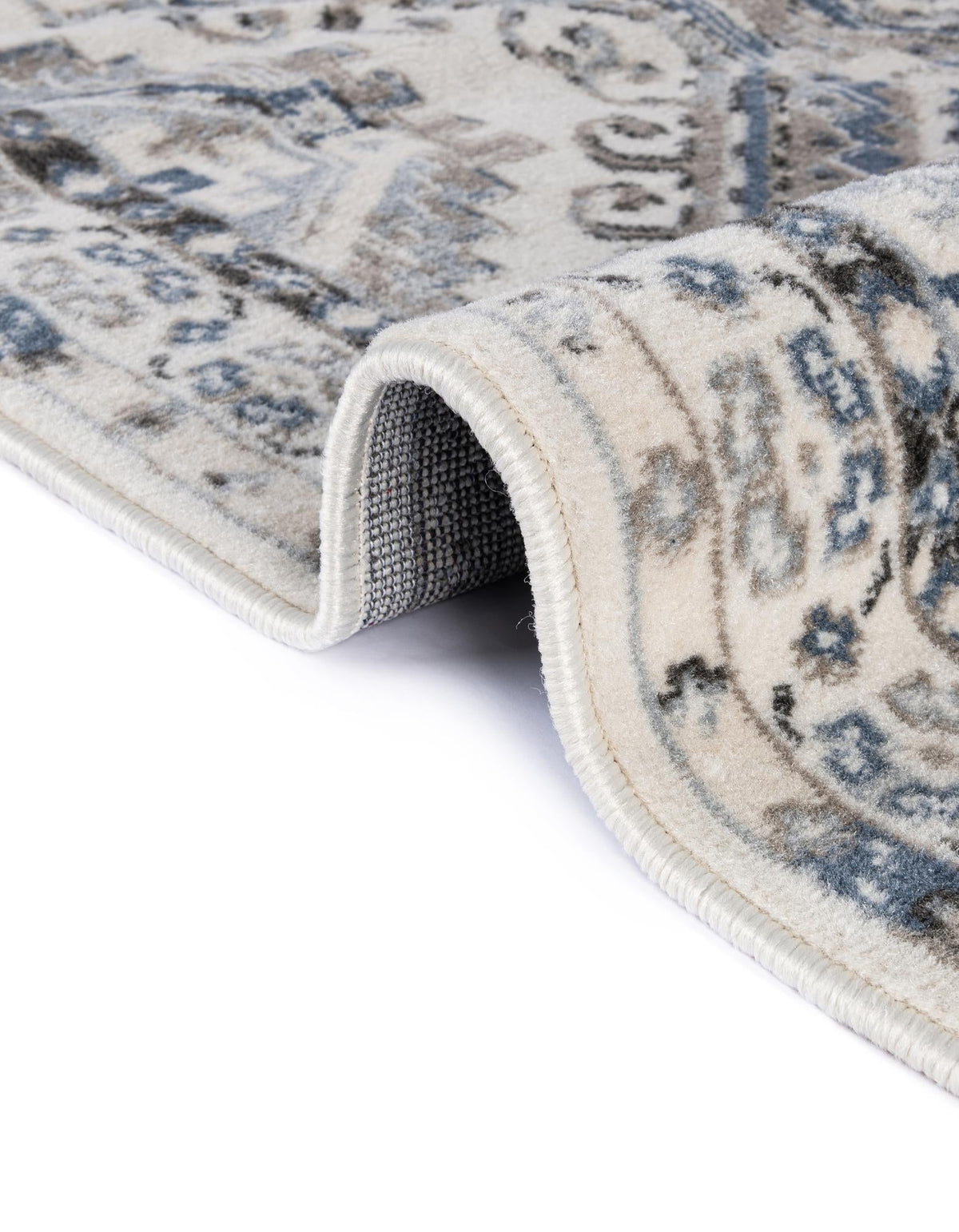 Savannah Elegance Collection Area Rug -  Tybee (Gray Blue) Rectangle Gray Blue  lifestyle 10