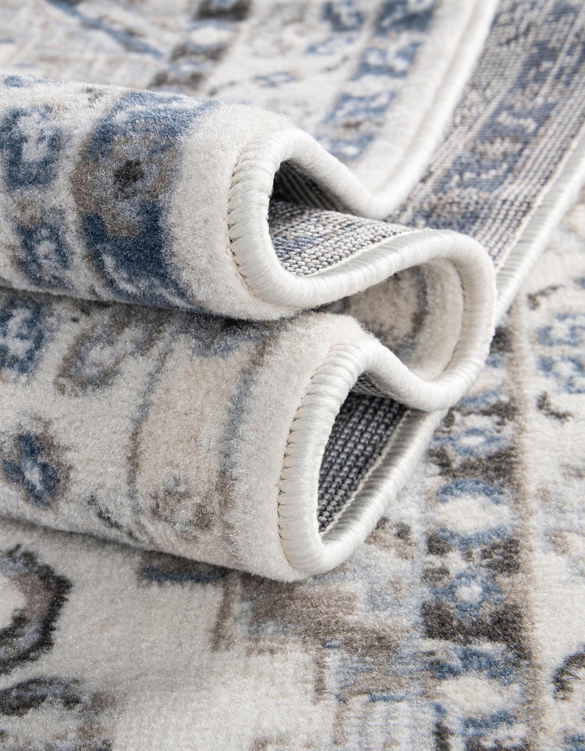 Savannah Elegance Collection Area Rug -  Tybee (Gray Blue) Rectangle Gray Blue  lifestyle 13