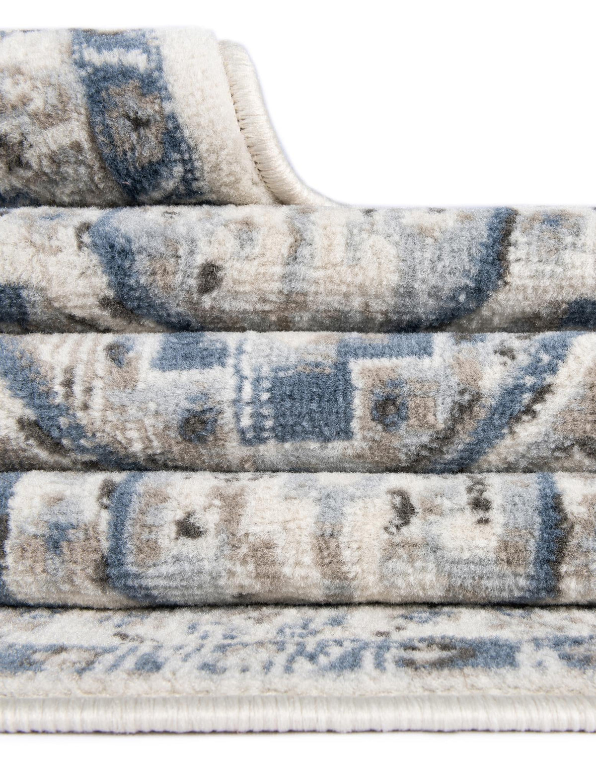Savannah Elegance Collection Area Rug -  Tybee (Gray Blue) Rectangle Gray Blue  lifestyle 14