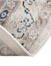 Savannah Elegance Collection Area Rug -  Tybee (Gray Blue) Round Gray Blue  lifestyle 54