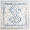 Savannah Elegance Collection Area Rug -  Tybee (Gray Blue) Square Gray Blue  lifestyle 16